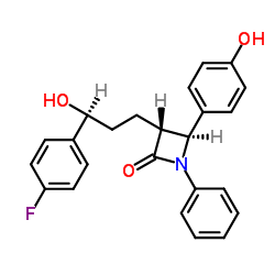 Desfluoro-ezetimibe Structure