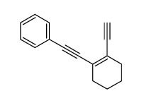 2-(2-ethynylcyclohexen-1-yl)ethynylbenzene Structure