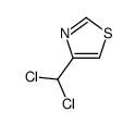 4-(dichloromethyl)-1,3-thiazole结构式