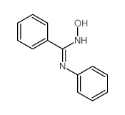 N-hydroxy-N-phenyl-benzenecarboximidamide Structure