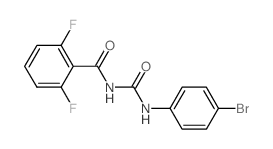 Benzamide,N-[[(4-bromophenyl)amino]carbonyl]-2,6-difluoro- structure