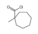 Cycloheptanecarbonyl chloride, 1-methyl- (9CI) Structure