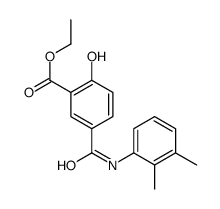 ethyl 5-[(2,3-dimethylphenyl)carbamoyl]-2-hydroxy-benzoate Structure