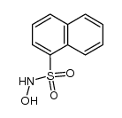 naphthalene-1-sulfonohydroxamic acid Structure