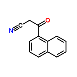 1-萘苯甲酰基乙腈结构式