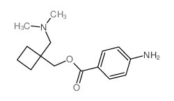 Cyclobutanemethanol,1-[(dimethylamino)methyl]-, 1-(4-aminobenzoate) structure