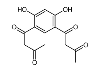 1-[2,4-dihydroxy-5-(3-oxobutanoyl)phenyl]butane-1,3-dione Structure