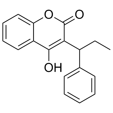 苯丙香豆素结构式