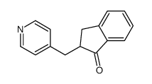 2-(pyridin-4-ylmethyl)-2,3-dihydroinden-1-one Structure