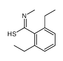 2,6-diethyl-N-methylbenzenecarbothioamide结构式