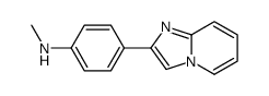 4-imidazo[1,2-a]pyridin-2-yl-N-methylaniline结构式