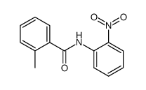 N-(2-methylbenzoyl)-2-nitroanilide结构式