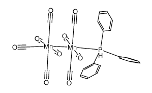 Mn2(CO)9(triphenylphosphine) Structure