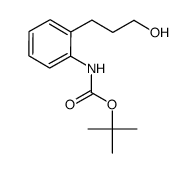 1-tert-butoxycarbonylamino-2-(3-hydroxypropyl)benzene Structure