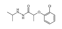 2-(2-Chloro-phenoxy)-propionic acid N'-isopropyl-hydrazide Structure