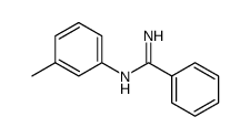 N-(3-methylphenyl)-benzamidine结构式