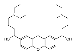 4-(diethylamino)-1-[7-[4-(diethylamino)-1-hydroxybutyl]-9H-xanthen-2-yl]butan-1-ol Structure