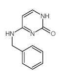 2(1H)-Pyrimidinone,6-[(phenylmethyl)amino]- Structure