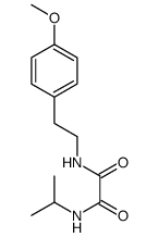 N-[2-(4-methoxyphenyl)ethyl]-N'-propan-2-yloxamide结构式