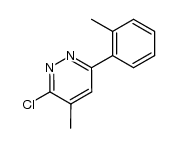 3-chloro-4-methyl-6-(o-tolyl)pyridazine Structure