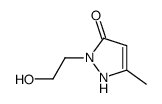 2-(2-hydroxyethyl)-5-methyl-1H-pyrazol-3(2H)-one结构式