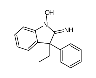 3-ethyl-1-hydroxy-3-phenylindol-2-imine结构式