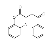 3-(2-氧代-2-苯乙基)-2H-1,4-苯并噁嗪-2-酮结构式