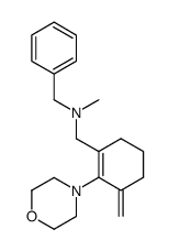 benzyl-methyl-(3-methylene-2-morpholin-4-yl-cyclohex-1-enylmethyl)-amine Structure