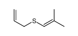 2-methyl-1-prop-2-enylsulfanylprop-1-ene结构式