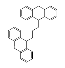 1,3-bis(9,10-dihydro-9-anthryl)propane结构式