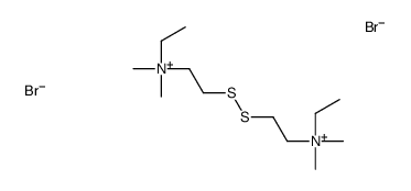 ethyl-[2-[2-[ethyl(dimethyl)azaniumyl]ethyldisulfanyl]ethyl]-dimethylazanium,dibromide结构式