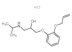 盐酸氧烯洛尔结构式