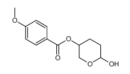 (6-hydroxyoxan-3-yl) 4-methoxybenzoate Structure