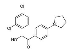 2-(2,4-dichlorophenyl)-2-hydroxy-1-(4-pyrrolidin-1-ylphenyl)ethanone Structure