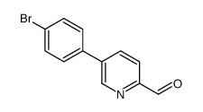 5-(4-bromophenyl)pyridine-2-carbaldehyde结构式