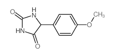 2,4-Imidazolidinedione,5-(4-methoxyphenyl)- Structure