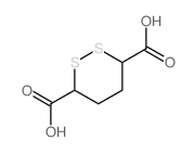 1,2-Dithiane-3,6-dicarboxylicacid结构式