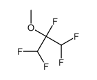 1,1,2,3,3-pentafluoro-2-methoxypropane Structure