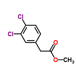 Methyl (3,4-dichlorophenyl)acetate Structure