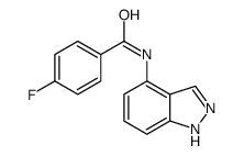 Benzamide, 4-fluoro-N-1H-indazol-4-yl- (9CI) picture