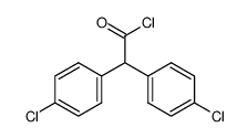 bis(4-chlorophenyl)acetyl chloride Structure