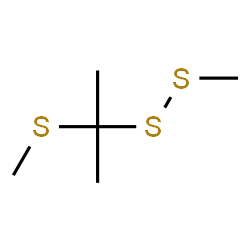 Methyl[1-methyl-1-(methylthio)ethyl] persulfide Structure