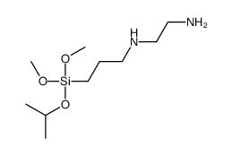 N'-[3-[dimethoxy(propan-2-yloxy)silyl]propyl]ethane-1,2-diamine Structure