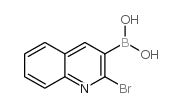 2-溴喹啉-3-硼酸结构式