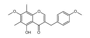 methylophiopogonone B monomethyl ether Structure