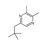 Pyrazine, 5-(2,2-dimethylpropyl)-2,3-dimethyl- (9CI) Structure