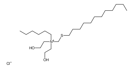 N-((DODECYLTHIO)METHYL)-N,N-BIS(2-HYDROXYETHYL)*结构式