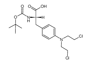 (S)-3-(4-(bis(2-chloroethyl)amino)phenyl)-2-(tert-butoxycarbonylamino)propanoic acid picture