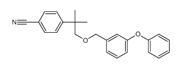 4-[2-methyl-1-[(3-phenoxyphenyl)methoxy]propan-2-yl]benzonitrile Structure