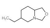 3H-Oxazolo[3,4-a]pyridine, 6-ethylhexahydro- structure